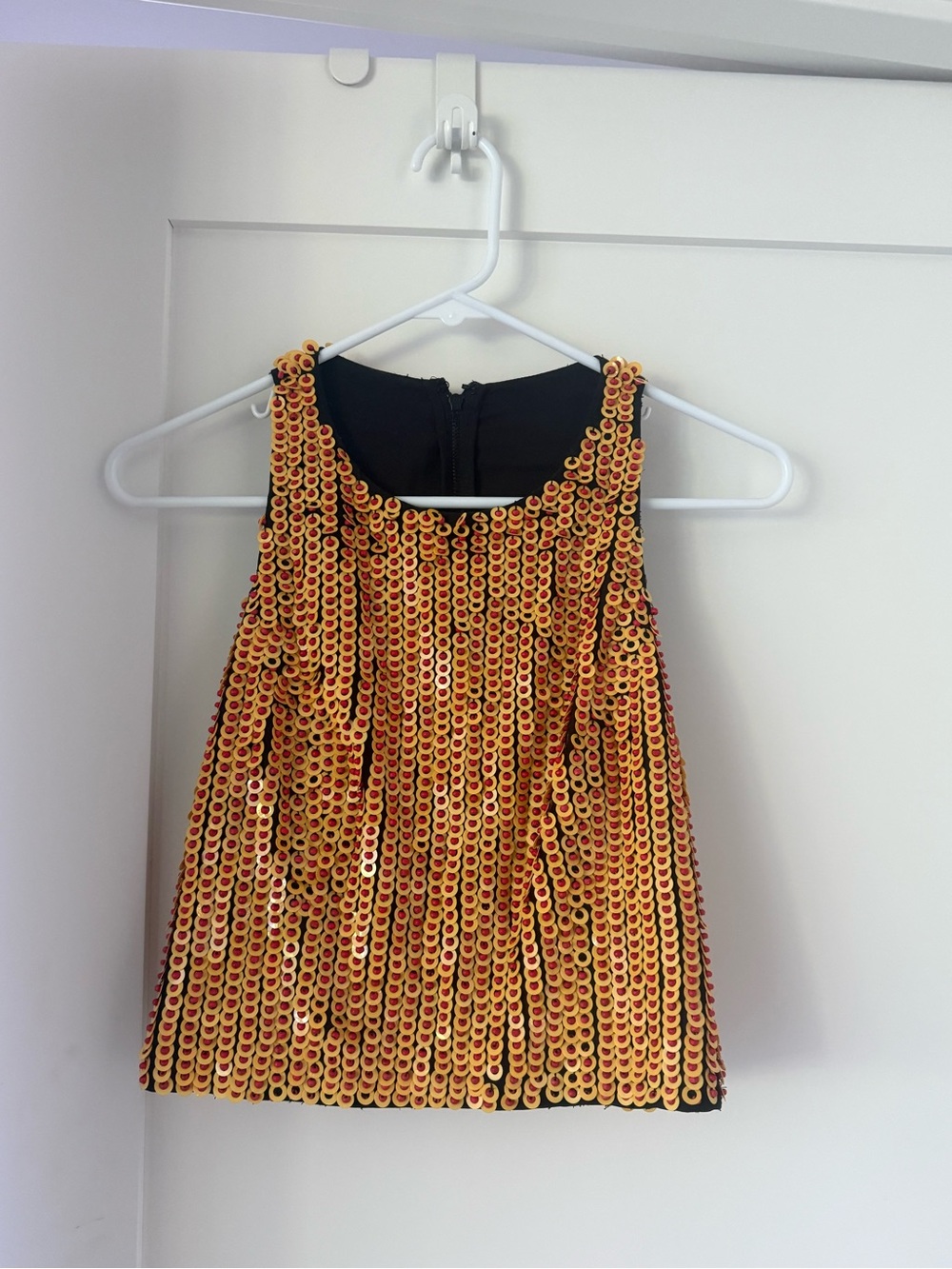 Alice + Olivia Yellow Sequin Top - Picture 4 of 9